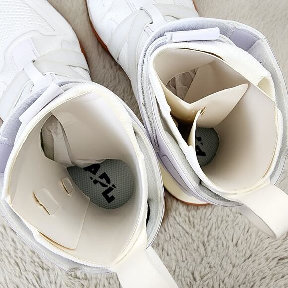 APL Super Future Hi Top Basketball Sneakers - White Gum Sole NEW M 11 W 12.5 - Picture 10 of 14